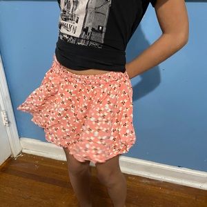 Girls old navy floral flowy skirt